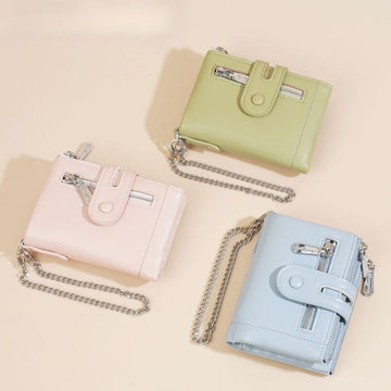 Solid Color Portable Card Cases Wallets DP25C649