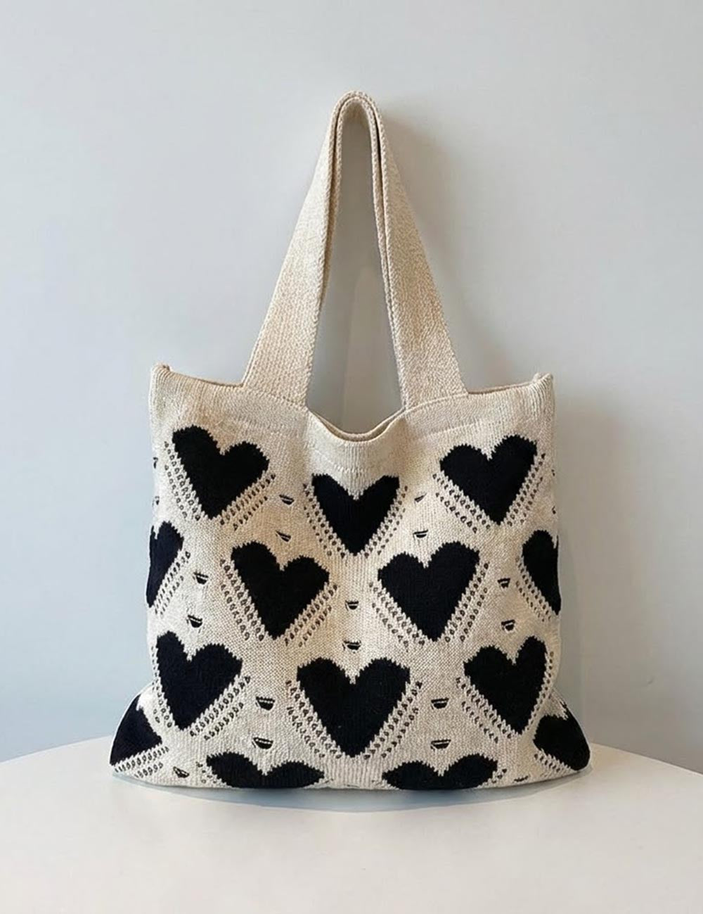 Love Knit Tote Bag - DippedShop Wholesale - #3635