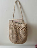 Straw Woven Bucket Bag - DippedShop Wholesale - #2147
