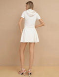 Hooded Top and Skirt Set - DippedShop Wholesale - #0771