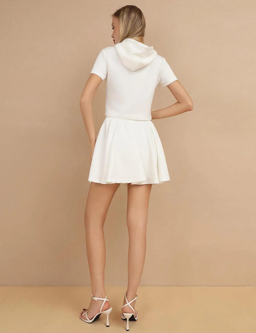 Hooded Top and Skirt Set - DippedShop Wholesale - #0771
