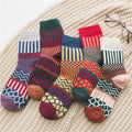Ethnic Mid-Calf Socks - DippedShop Wholesale - #0499