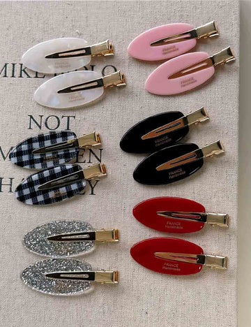 Solid Color Acetate Hair Clip - DippedShop Wholesale - #7075
