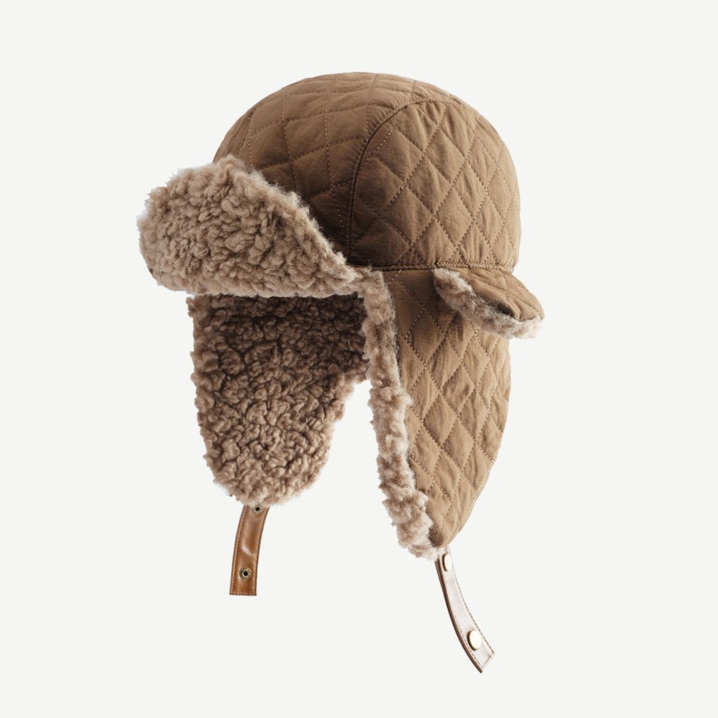 Solid Color Teddy Padded Warm Hat DPH1326