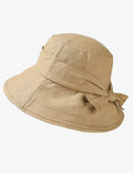 Minimalist Solid Color Bow Knot Bucket Hat 8BK6HAT162T