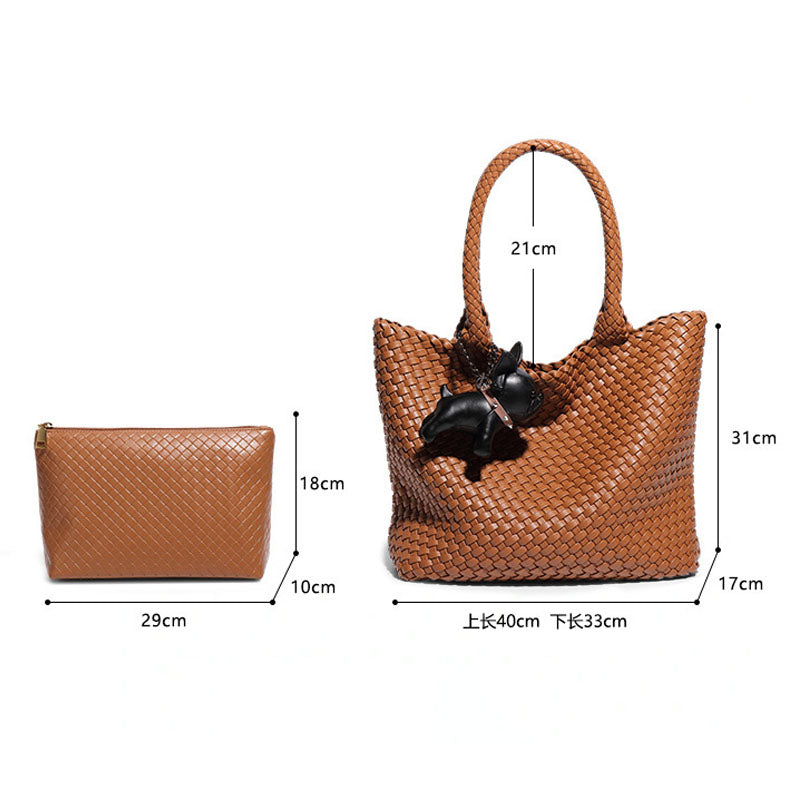 Vintage Woven Tote Bag - DippedShop Wholesale - #0019