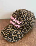 Trendy Leopard Print Letter Embroidered Baseball Cap MK2BW6W6HAT85