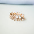 Daisy Zircon Open Ring - DippedShop Wholesale - #0899