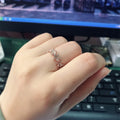 Daisy Zircon Open Ring - DippedShop Wholesale - #6435