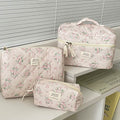 Quilted Floral Storage Bag - DippedShop Wholesale - #9619