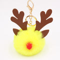 Cute Plush Christmas Reindeer Pom-Pom Bag Charm 6W10BBC703