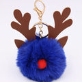 Cute Plush Christmas Reindeer Pom-Pom Bag Charm 6W10BBC703