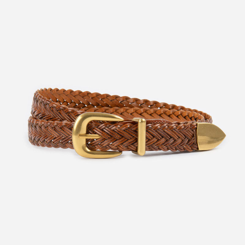 Casual Braid Woven Leather Ski - DippedShop Wholesale - #6227