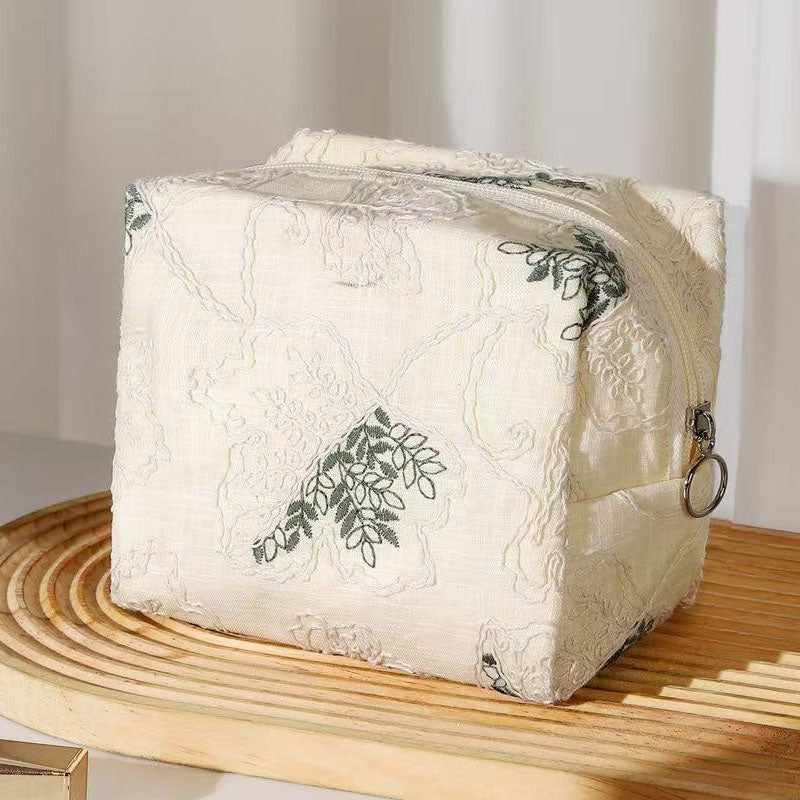 Embroidered Makeup Storage Bag - DippedShop Wholesale - #5059