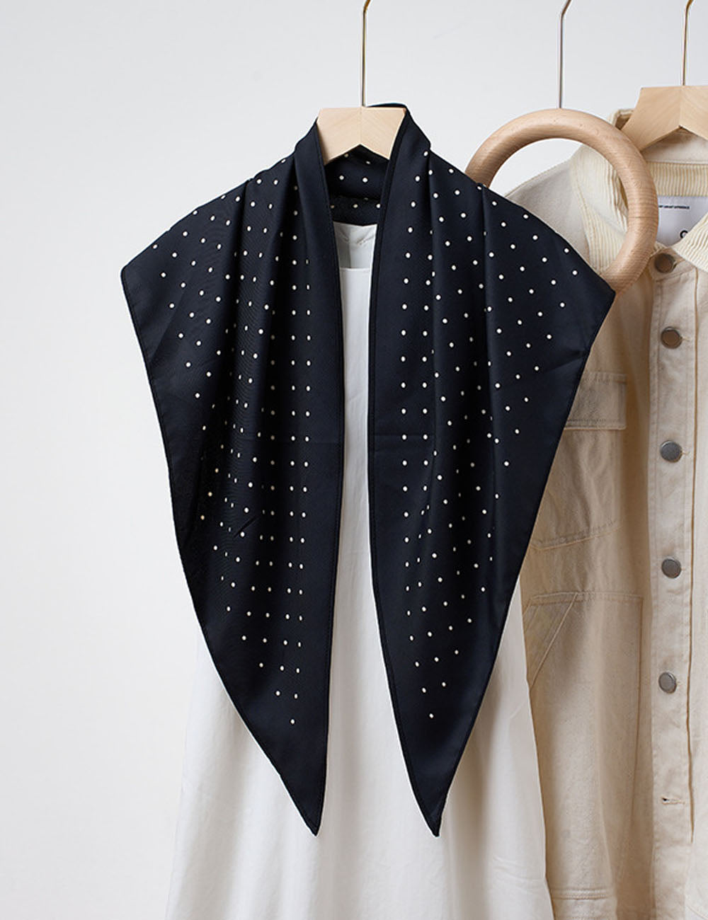 Retro Polka Dot Scarf - DippedShop Wholesale - #1395