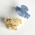 Textured Color Block Hair Claw - DippedShop Wholesale - #5171