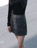Boho Heart Wide Waist Western Leather Belt MK2LEEP6W6JBT41