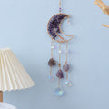 Natural Stone Moon Suncatcher - DippedShop Wholesale - #5027