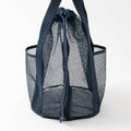 Mesh Foldable Hollow Out Drawstring Stroage Bag 8BW6BOB100L
