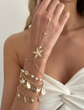 Trendy 5pcs Gold Plated Starfi - DippedShop Wholesale - #6995