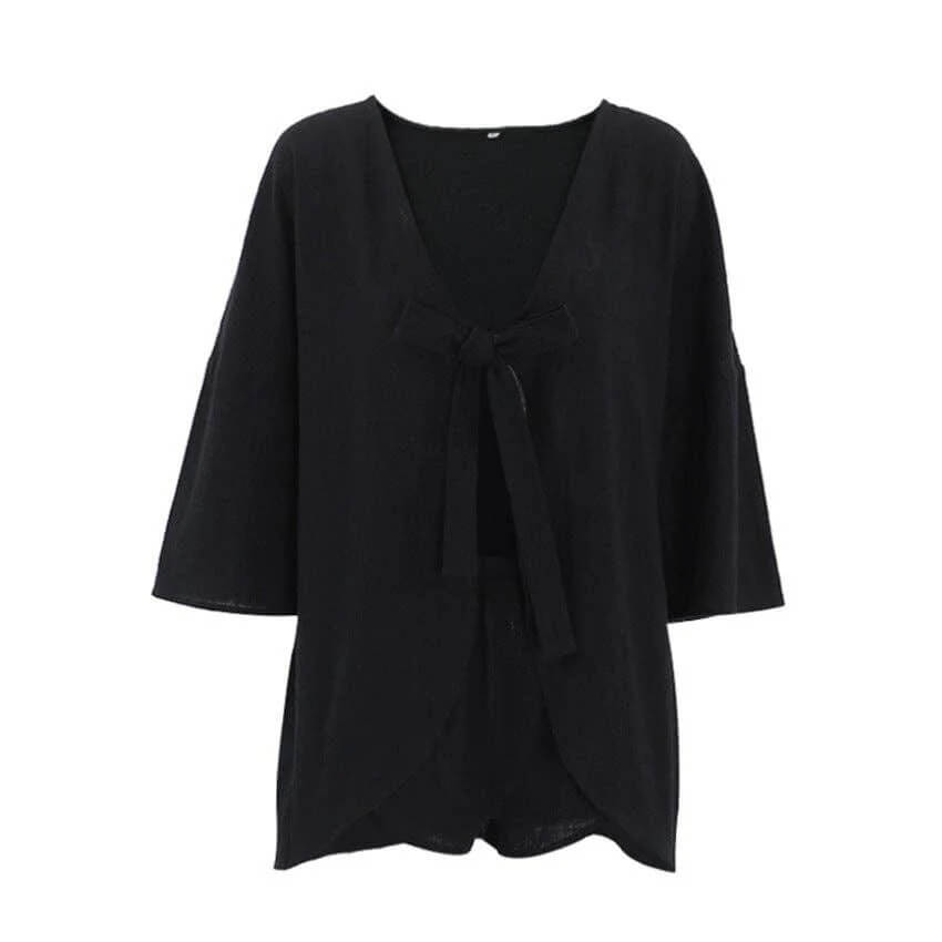 String Tie Shirt and Shorts - DippedShop Wholesale - #9107