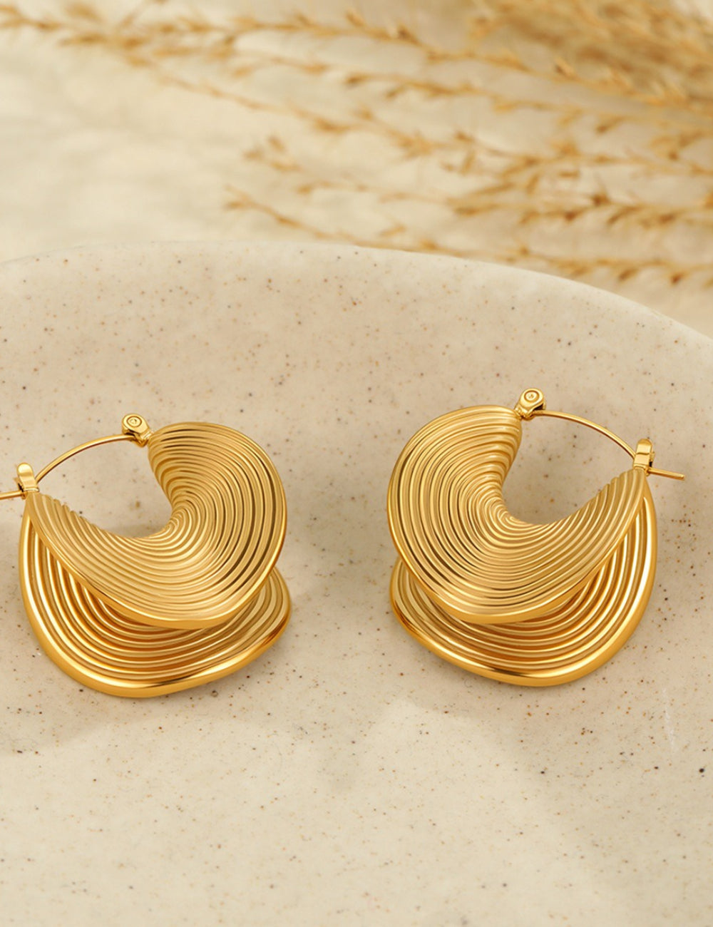 Elegant Gold Plated Irregular - DippedShop Wholesale - #9267