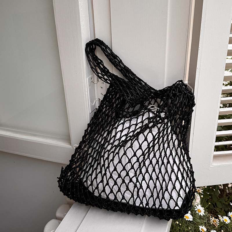 Solid Large Shoulder Bag - DippedShop Wholesale - #8227