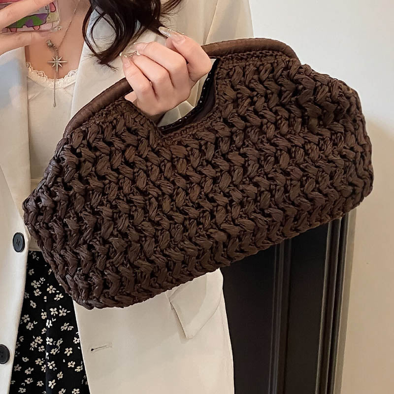 Trendy Handmade Woven Handbag Crossbody Bag 8BW6BBG335T