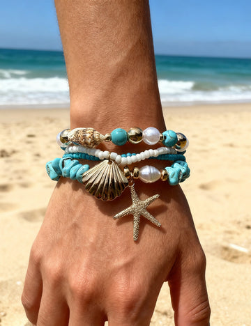 Trendy Irregular Stones Shell - DippedShop Wholesale - #9251