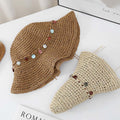 Solid Straw Sun Hat - DippedShop Wholesale - #0883