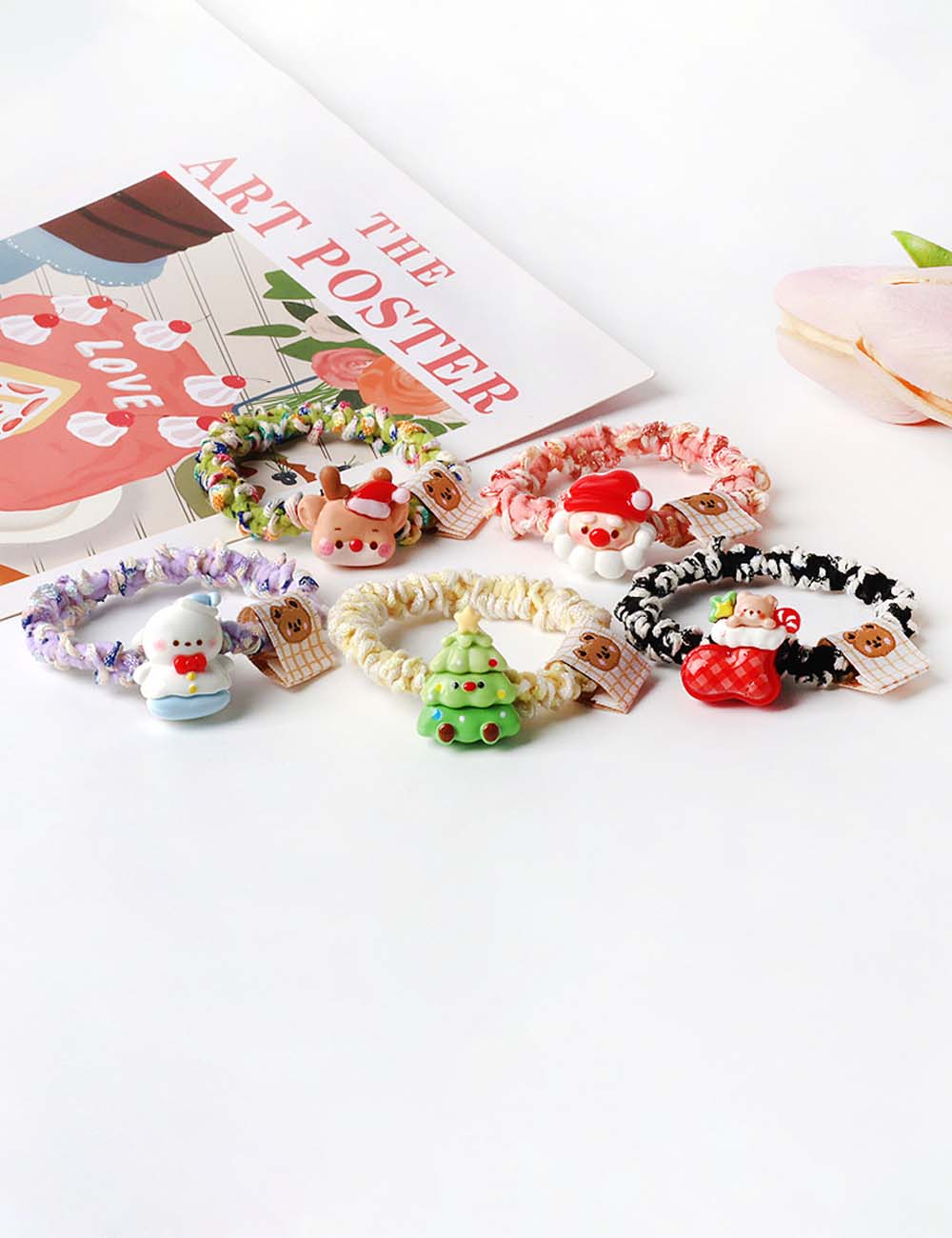 Sweet Santa Claus Christmas Elastic Hair Tie DP25G610