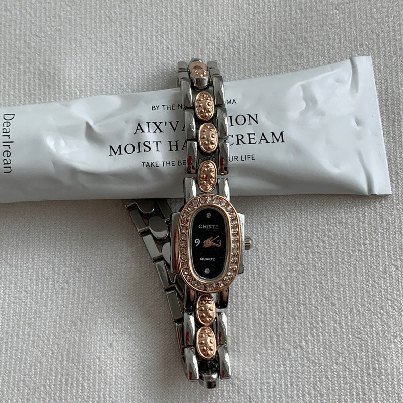 Vintage Rhinestone Bracelet Watch - DippedShop Wholesale - #2083