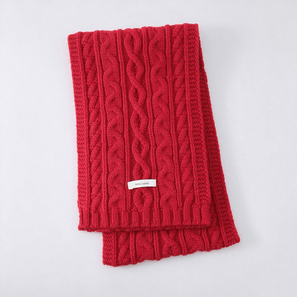 Warm Solid Color Cable Knit - DippedShop Wholesale - #6739