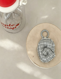 Stylish Floral Print Letters Shape Bag Charm 6W10BBC424