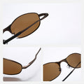 Oval Frame Polarized Cat-eye Sunglasses MK2PPIM6W6GSG206