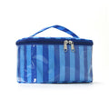 Color Block Striped Makeup Bag - DippedShop Wholesale - #5587