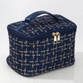 Plaid Tweed Makeup Bag - DippedShop Wholesale - #9091