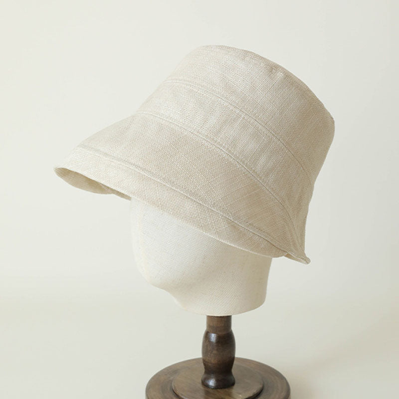 Minimalist Solid Color Edge Roll Bucket Hats MK2COK6W6HAT378