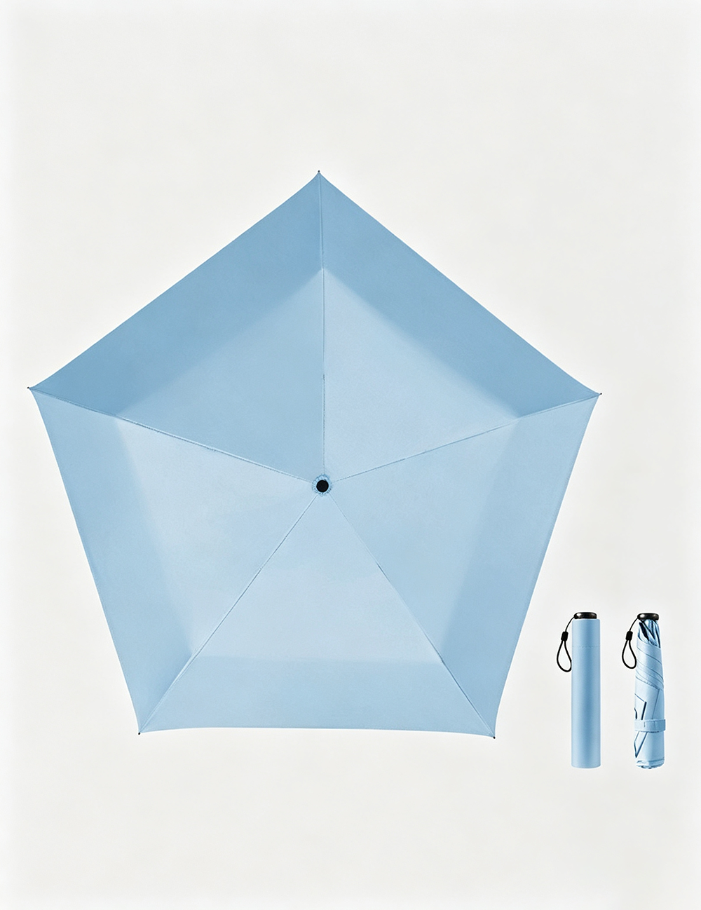 Solid Color Mini Featherweight Folding Umbrella DP26UL02