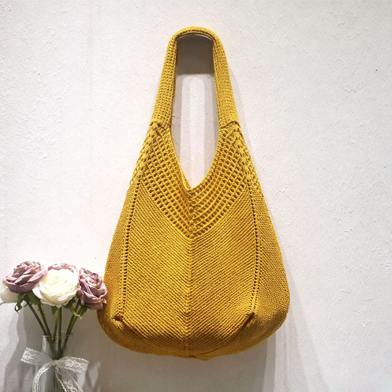 Casual Solid Color Large Capacity Shoulder Bag 6W10BBG1777
