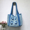 Casual Hand-Crochet Hollow Flower Tote Bag 6W10BBG1776