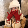 Minimalist Solid Color Full Finger Gloves 6W6GLO84
