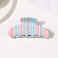 Striped Hair Claw - DippedShop Wholesale - #6339