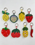 Creative Heandmade Beaded Lemon Pendant Bag Charm 6W10BBC815