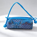 Elegant Floral Jacquard Color Block Handbag 6S10BBG1556