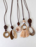 Irregular Resin Pendant Necklace - DippedShop Wholesale - #2659