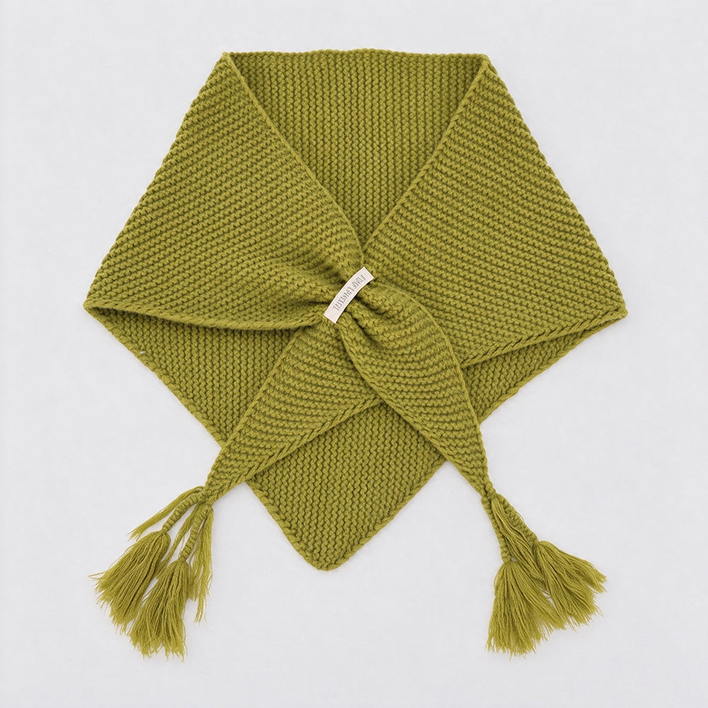 Thick Chunky Knitted Triangle Shawl - DippedShop Wholesale - #7075