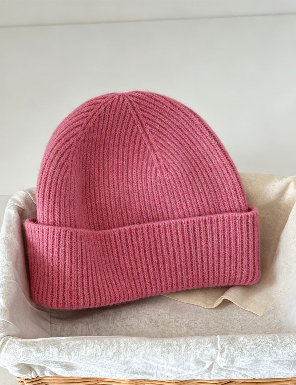 Simple Ribbed Knit Solid Color Beanie Hat 6W6HAT553