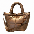 Shiny Solid Color Puffer Crossbody Bag 6W10BBG1806