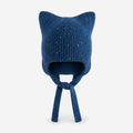 Simple Solid Color Cat Ears Earflap Knit Beanie 6W6HAT635